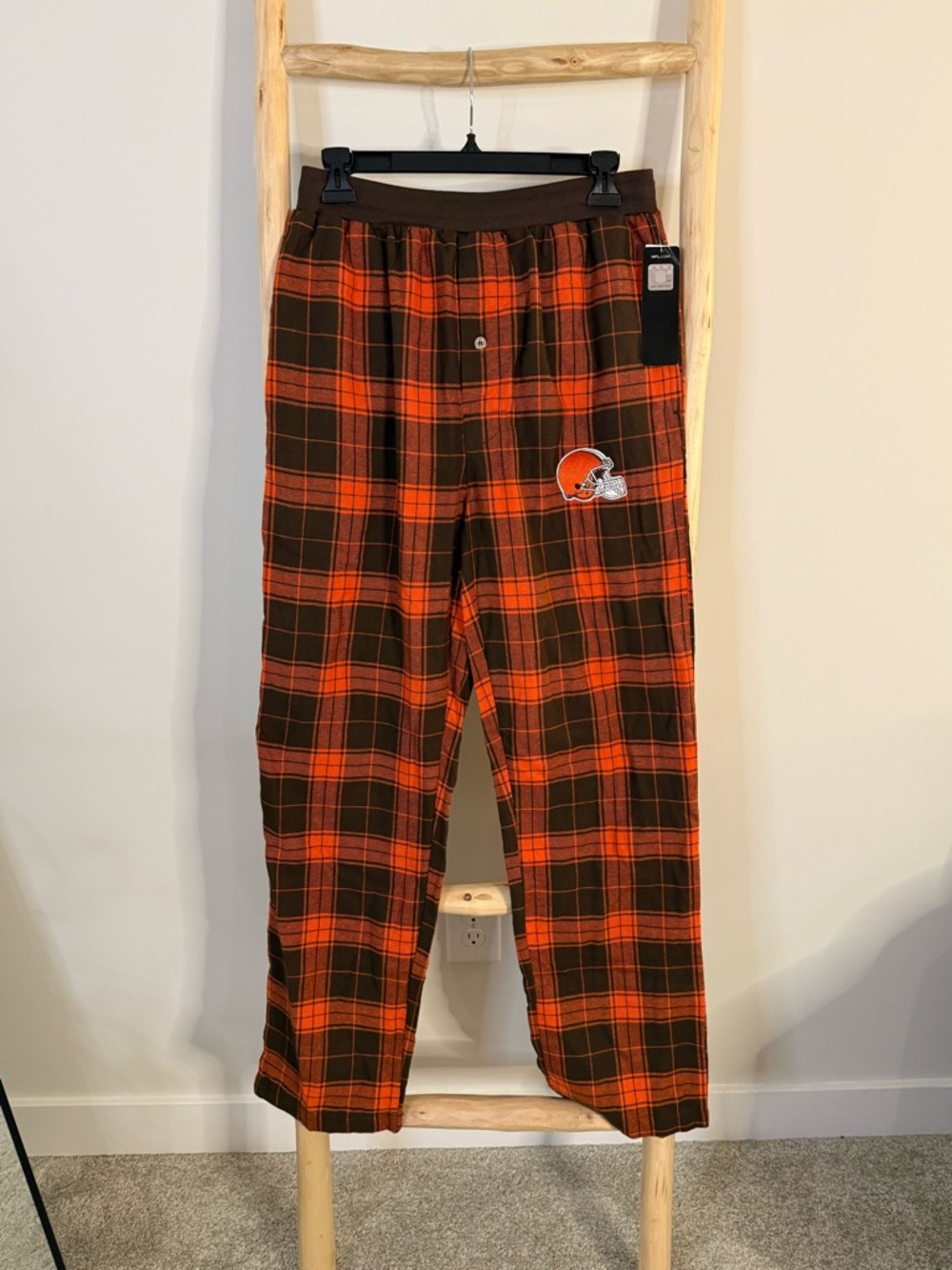 NFL Cleveland Browns Plaid Sleepwear Pants